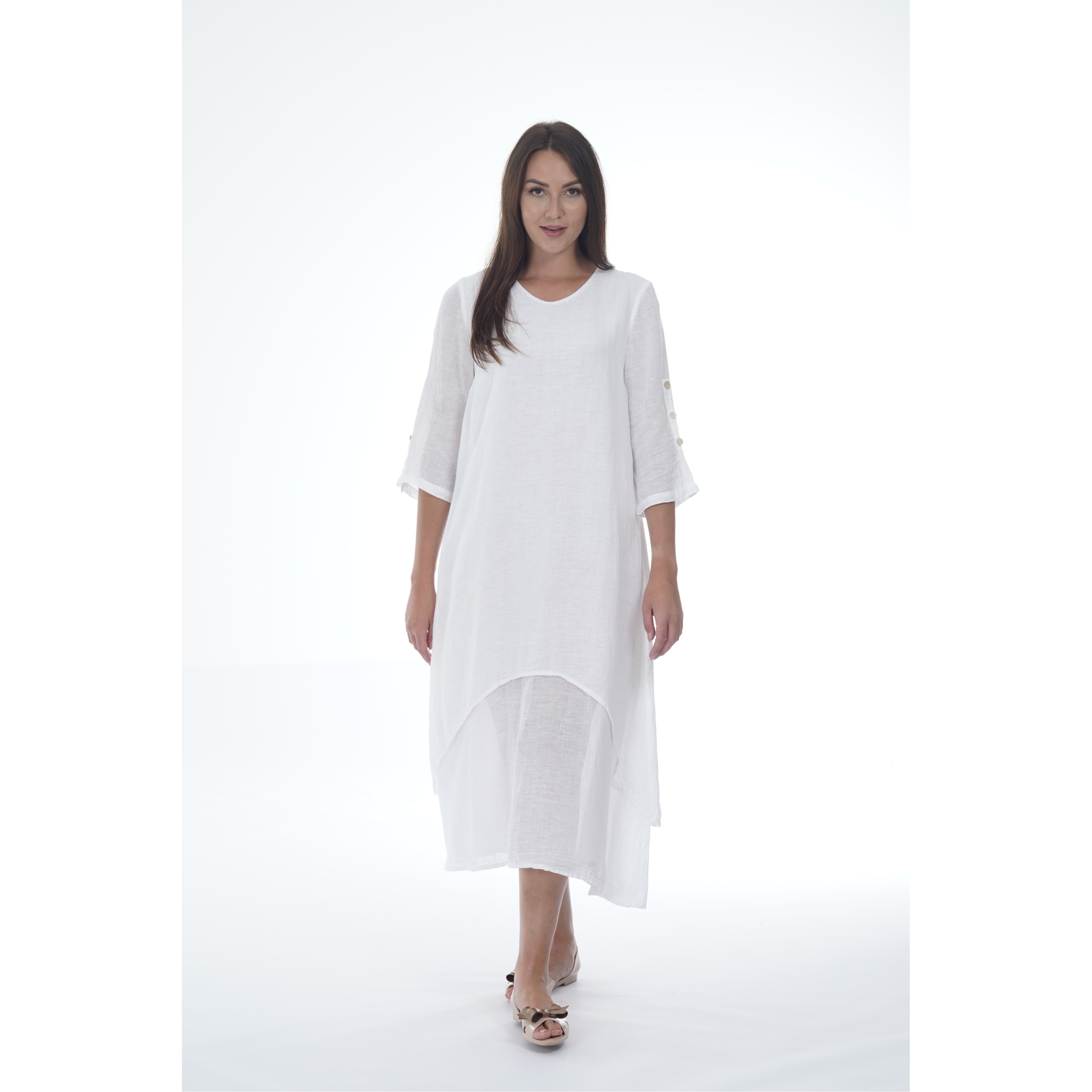 Linen layered hot sale clothing